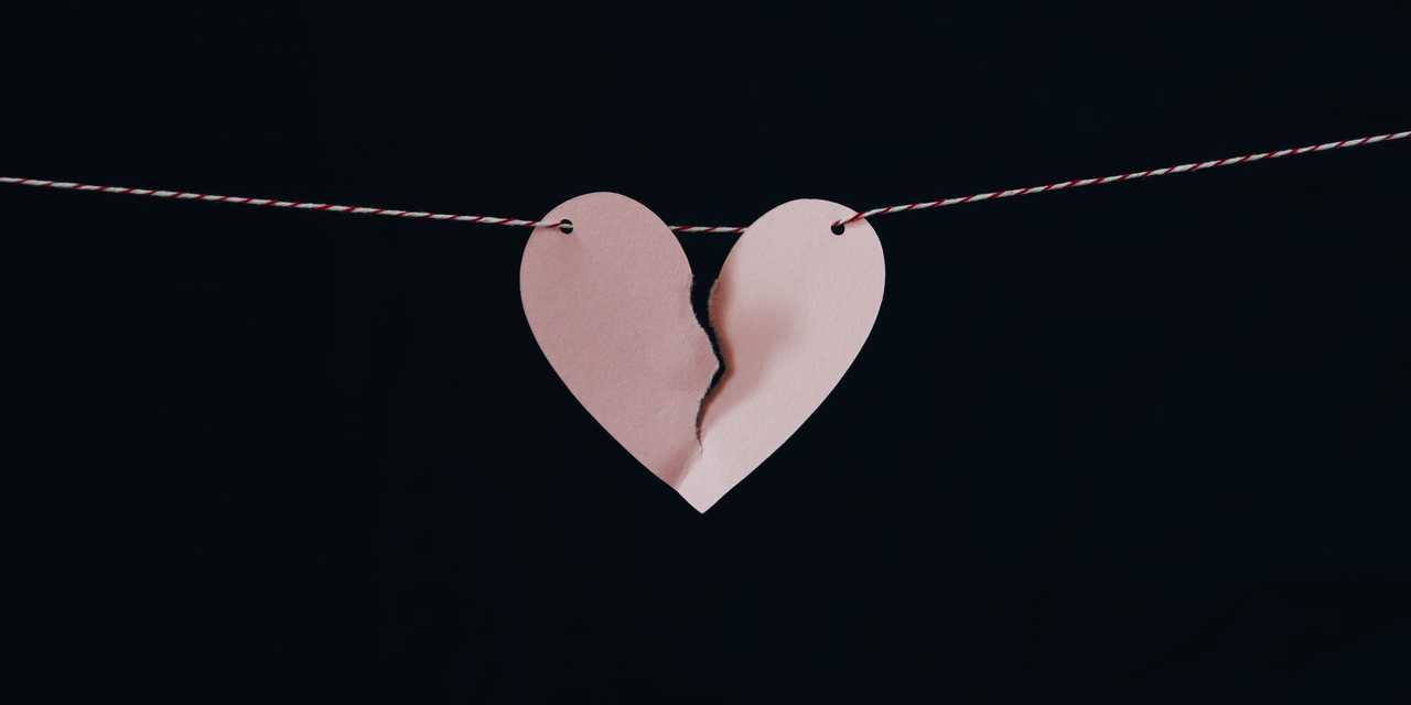 Krossas papper hjärta