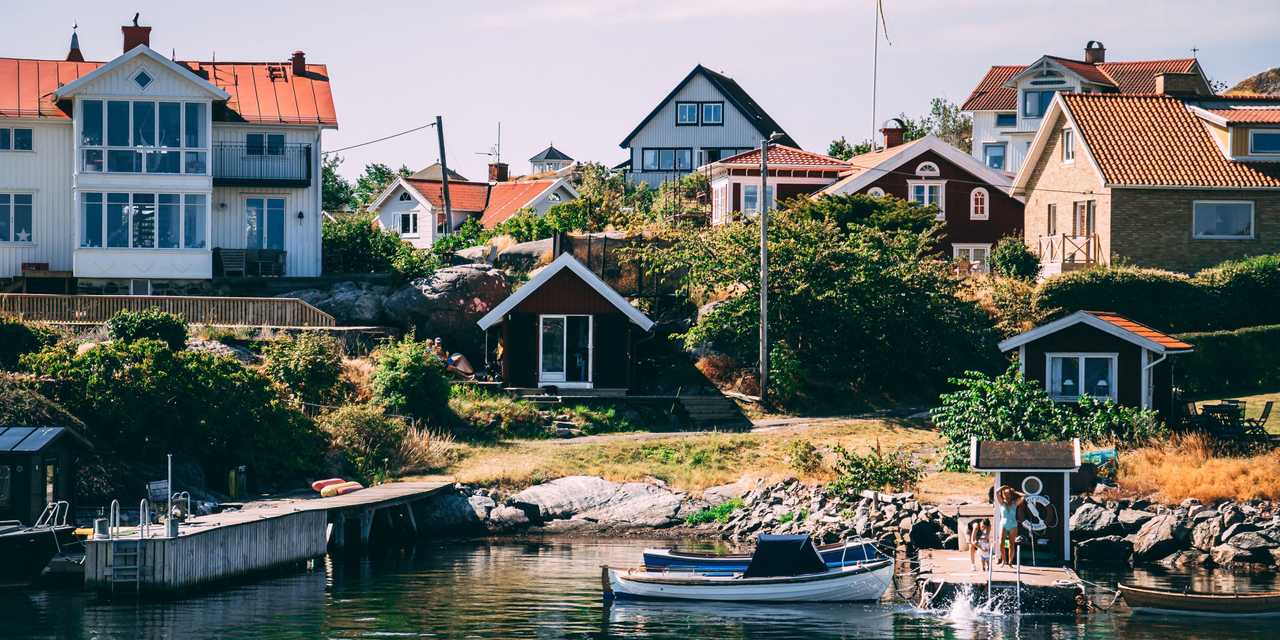 Hus på västkusten