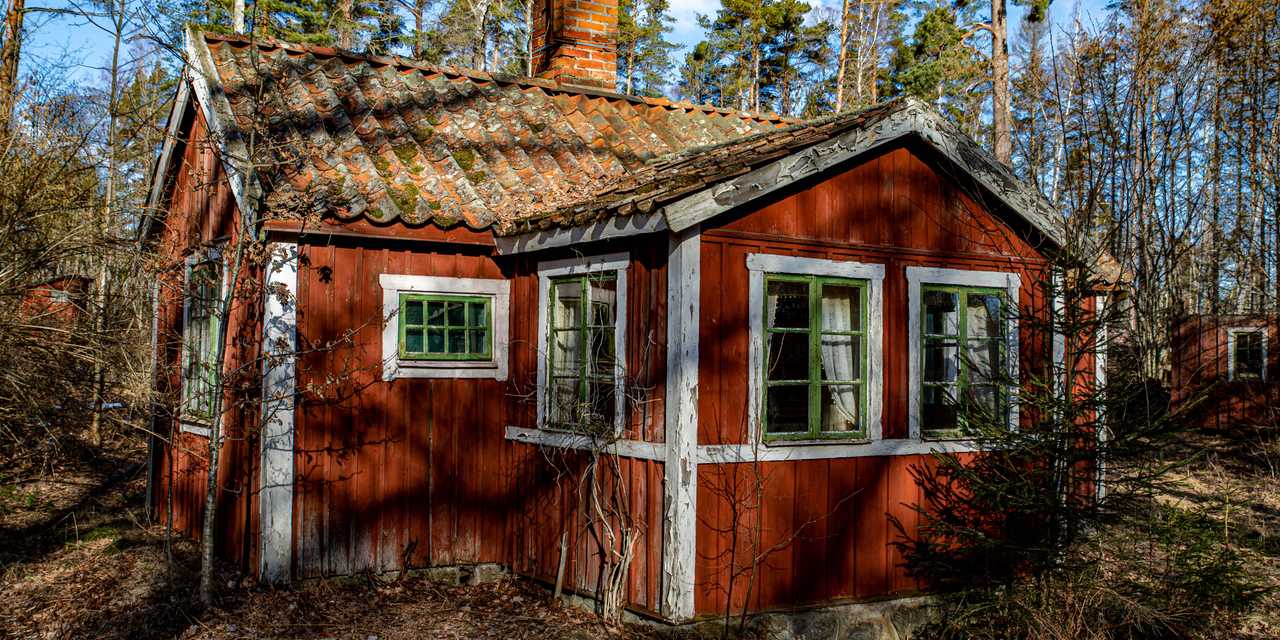 Punainen kesämökki