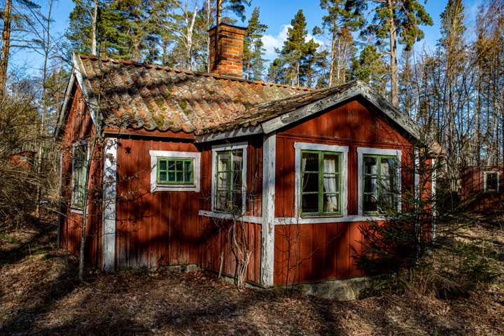 Punainen kesämökki