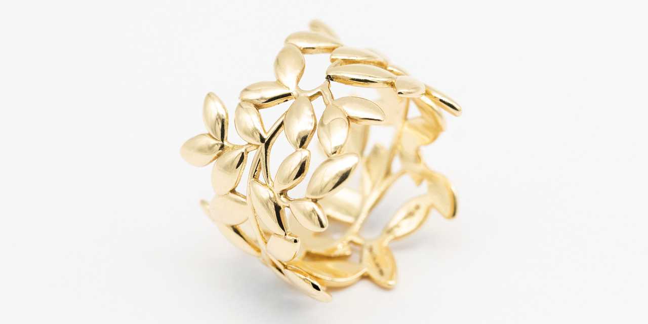 Stor ring i guld