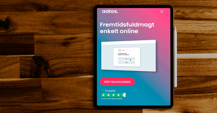 Fremtidsfuldmagt iPad