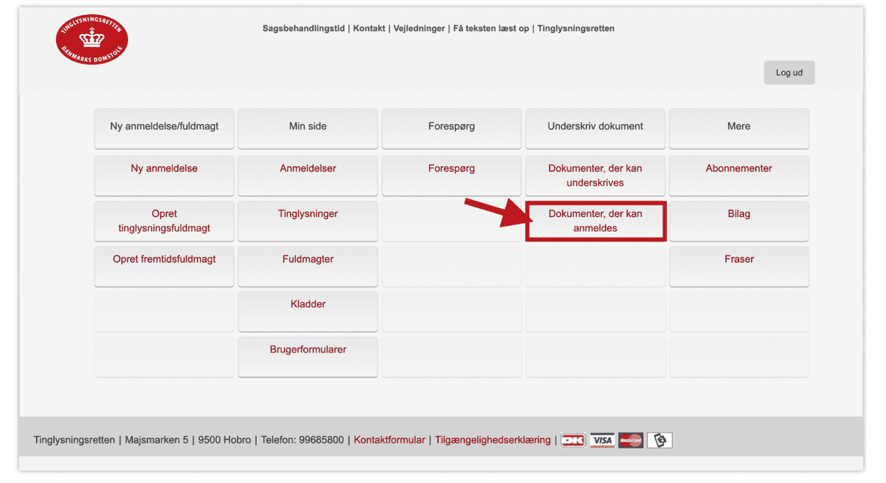 Dokumenter, der kan underskrives