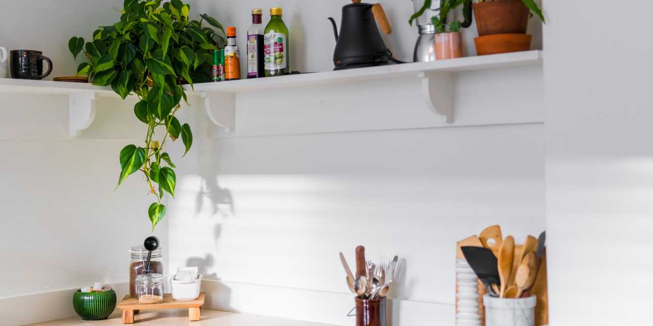 Kökshörna med spishäll