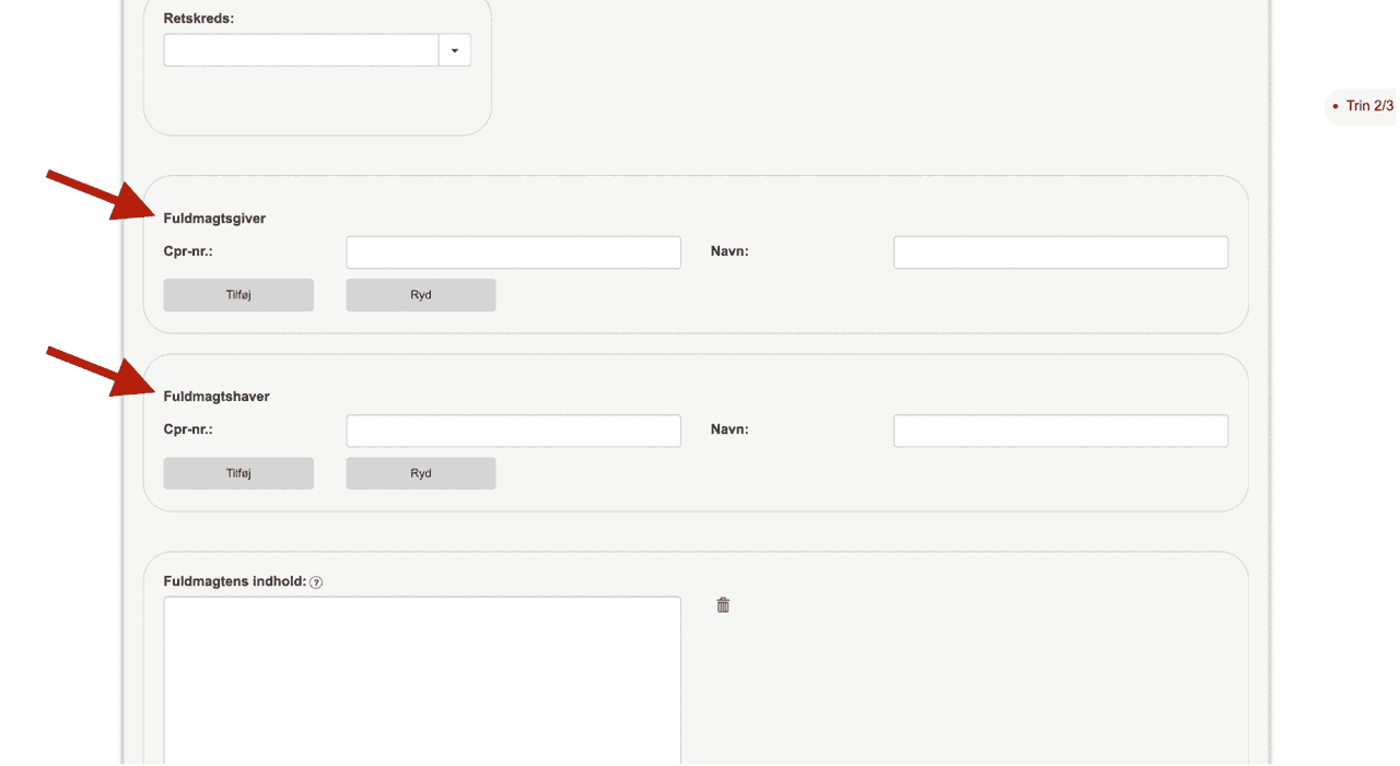 Fuldmagtsgivare og fuldmagtshavare